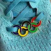 Vetersieraad - OS - Olympische Ringen - Pimp je schoen - Schoensieraad - Olympische Spelen - Parijs 2024 - Kleur - Sportsieraad - Sieraden - Sportsieraden