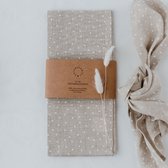Theedoeken - 100% linnen keukendoeken - Set van twee - Beige