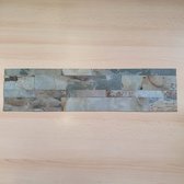 14 X Autumn Rustic (15*60cm) - natuursteen zelfklevende platen  - 3D wandpanelen - wandbekleding - muurdecoratie - brickstone - gevelbekleding - steenstrips - achterwand - spatwand