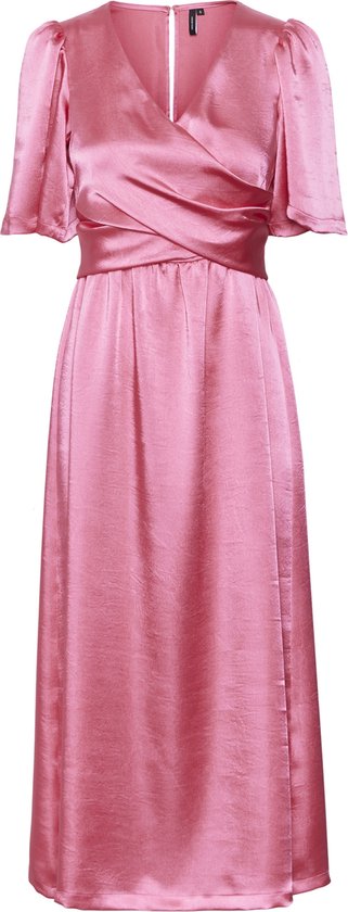 Vero Moda VMKAE D1 2/4 V-NECK 7/8 DRESS Dames Jurk - Maat S