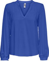 JdY JDYALBERT L/S LACE TOP WVN Dames Top - Maat 36