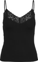 ONLY ONLTILDE RIB LACE SINGLET JRS Dames Top - Maat S