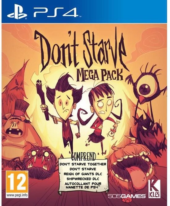 Don't Starve Mega Pack - PlayStation 4 - Boîte Et Disque, Sans Notice