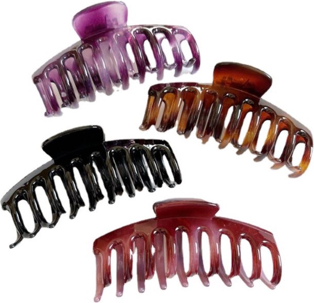 Haarklemmen - Hairpin - Haarclip - Haarspeld - 11x5cm - Set van 4Stuks