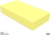 LEGO Tegel 1x2, 3069b Fel lichtgeel 50 stuks