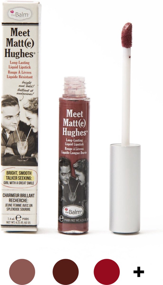 theBalm Cosmetics - Meet Matt(e) Hughes Long Lasting Liquid Lipstick - Charming