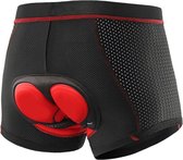 Sprino Fietsbroek Heren M - Fietsondergoed Mannen - 5D Gel Pad - Ademend Fietsonderbroek - Racefiets Broekje - Fiets Boxershort - Mesh