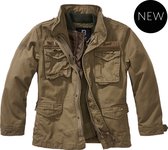 Kinderen - Kids - Urban - Streetwear - Nieuw - Modern - Dikke en zware kwaliteit! - M65 Jacket Giant olive