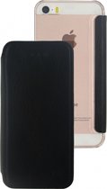 Apple iPhone 5/5s/SE Hoesje - Mobilize - Slim Serie - Kunstlederen Bookcase - Zwart - Hoesje Geschikt Voor Apple iPhone 5/5s/SE
