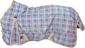 MHS Turnoutdeken Flora 200 Gram Paars 145 cm