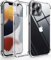 iPhone 13 PRO shock proof transparant Siliconen Backcover - Apple iPhone 13 PRO hoesje - Siliconen iPhone hoesje - Siliconen iPhone 13 PRO hoesje - Smartphoneproducts iPhone 13 PRO hoesje