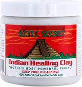 Aztec Secret Indian Healing Clay Gezichtsmasker 735 g. Calcium Bentoniet klei gezichtsmasker om alle mee-eters te verwijderen. Helpt om verstopte poriën te verschonen.