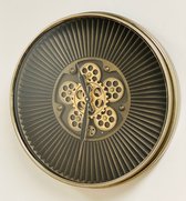 Radarklok tandwiel klok Stephan zwart/goud 55 cm