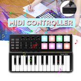 WORLDE Panda Midi keyboards-25-toetsen USB Toetsenbord-drumpad en MIDI-Controller-met Software-Editor - Kerstcadeaus - Sintcadeaus