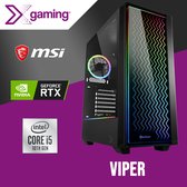 VIPER Game PC Intel i5 11400, GeForce RTX3060 Ti, 16GB, 1TB NVME SSD
