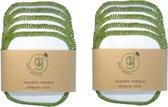 green-goose® 10 stuks XL Wasbare Make-up Pads - Herbruikbare Wattenschijfjes -  Duurzame Wattenschijven - Zero Waste Producten - Zero Waste Project - Duurzaam - Afschminkpads