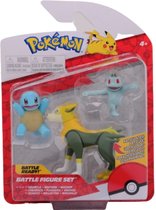 Pokemon Battle Figure 3-Pack – Squirtle – Machop – Bolthund