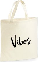 Vibes shopper | 10 Liter | Handtas | Strandtas | Tas | Cadeau | Gift | Print | Bedrukking | 40 x 40 CM