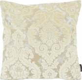 Barok Velvet Crème Kussenhoes | Velvet/Polyester | 45 x 45 cm