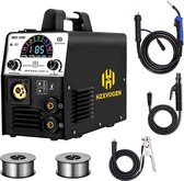 MoreLife – Lasapparaat – MIG/TIG/ARC Modes – IGBT Technologie – 200V – Geschikt Voor Gevulde Draad – Veilig en Soepel Lassen – Automatisch en Handmatige Draadaanvoer – 2 Lasdraad Rollen
