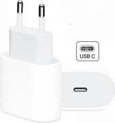 USB‑C-lichtnetadapter van 20 W - Ondersteunt snelladen vanaf Apple iPhone 8/X/XR/XS/11/12/13 - Apple 20W USB-C Oplader - Geschikt voor iPhone / iPad / Airpods