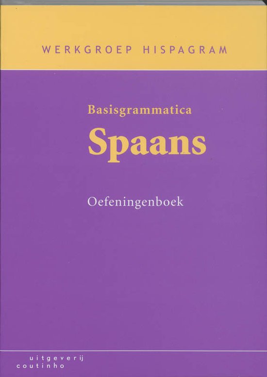 Basisgrammatica Spaans Oefeningenboek - cover
