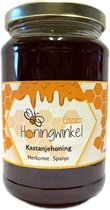 Honingwinkel - Premium kastanjehoning Spanje 450g Honingwinkel ( - 450g - Spanje - Honing Vloeibaar - Honingpot