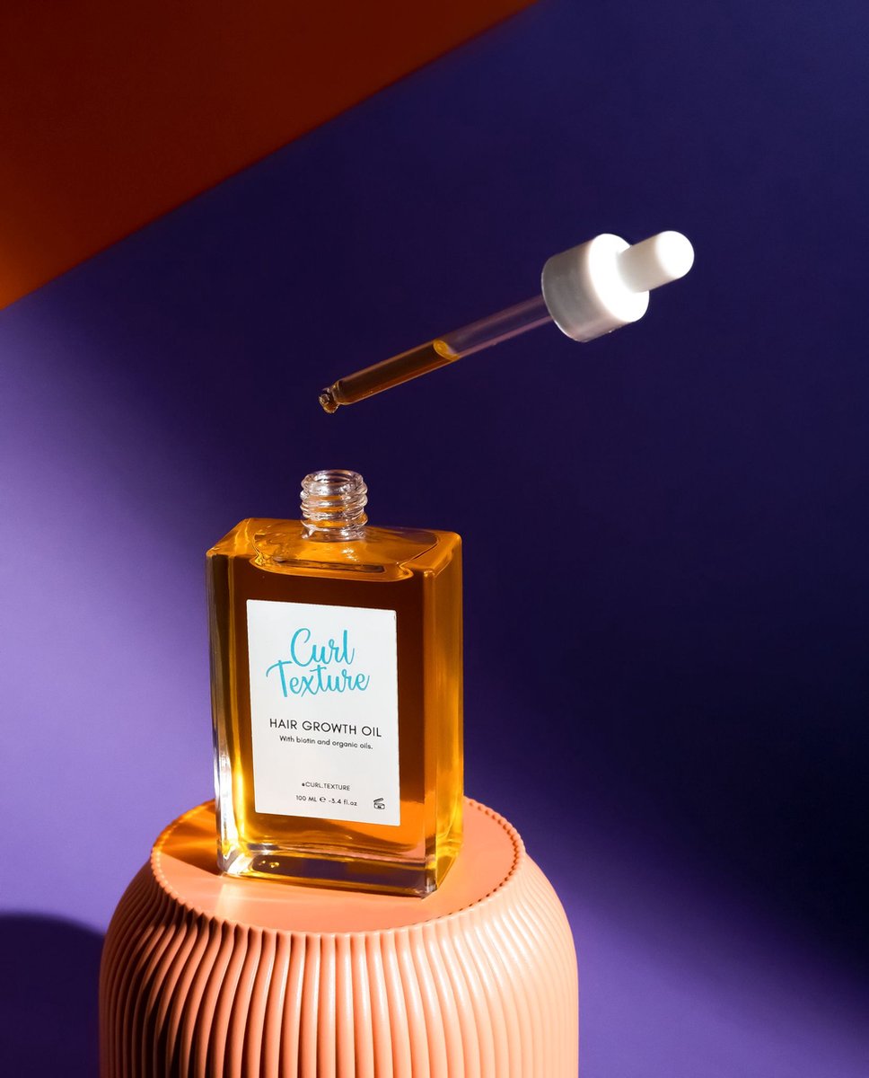 Curl Texture - Hair Growth Oil- With biotin and organic oils
