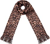 leopard print sjaal