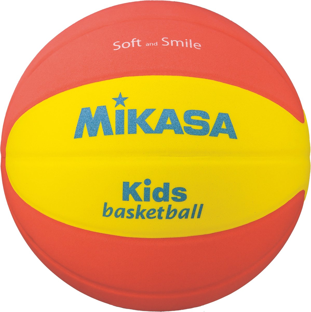 Mikasa Basketbal Kids Soft - Maat 5 -Oranje/Geel