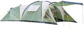 Skandika Corsica Tent – Tenten – Koepeltent – Voor 10 personen – 2.1m stahoogte  – Kampeertent met 3 slaapcabines – Muggengaas - 5000 mm waterkolom – Ingenaaide tentvloer in slaapc