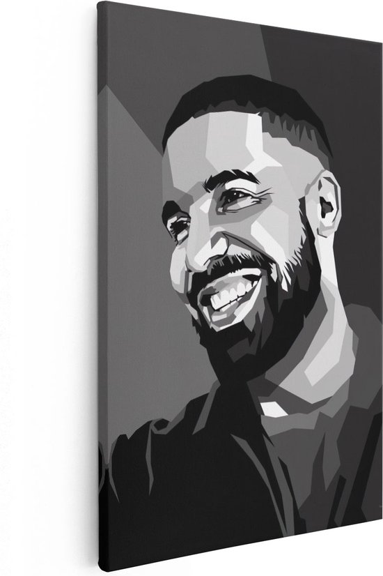 Artaza - Canvas Schilderij - Drake - Foto Op Canvas - Canvas Print