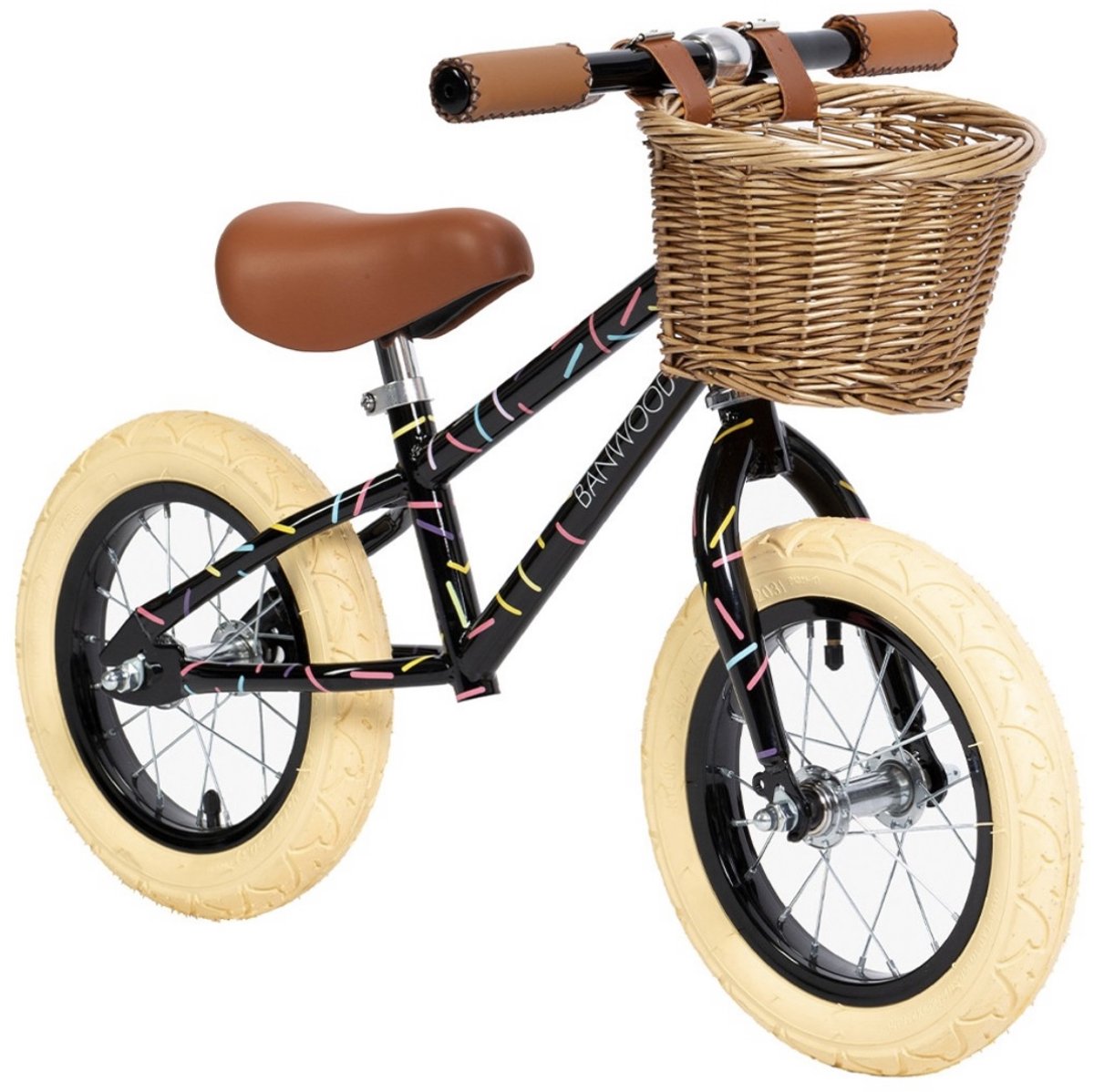 Banwood - Loopfiets - Balance Bike - first go - Zwart- Marest Allegra Black