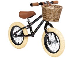 Banwood - Loopfiets - Balance Bike - first go - Zwart- Marest Allegra Black