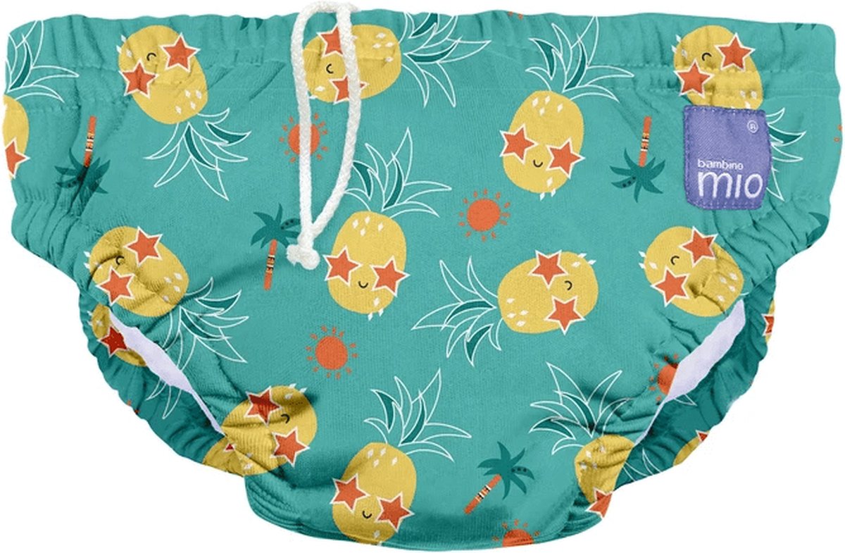 Goedkoopste Bambino Mio zwemluier - 6-12 maanden- luiercode 0- Ananas