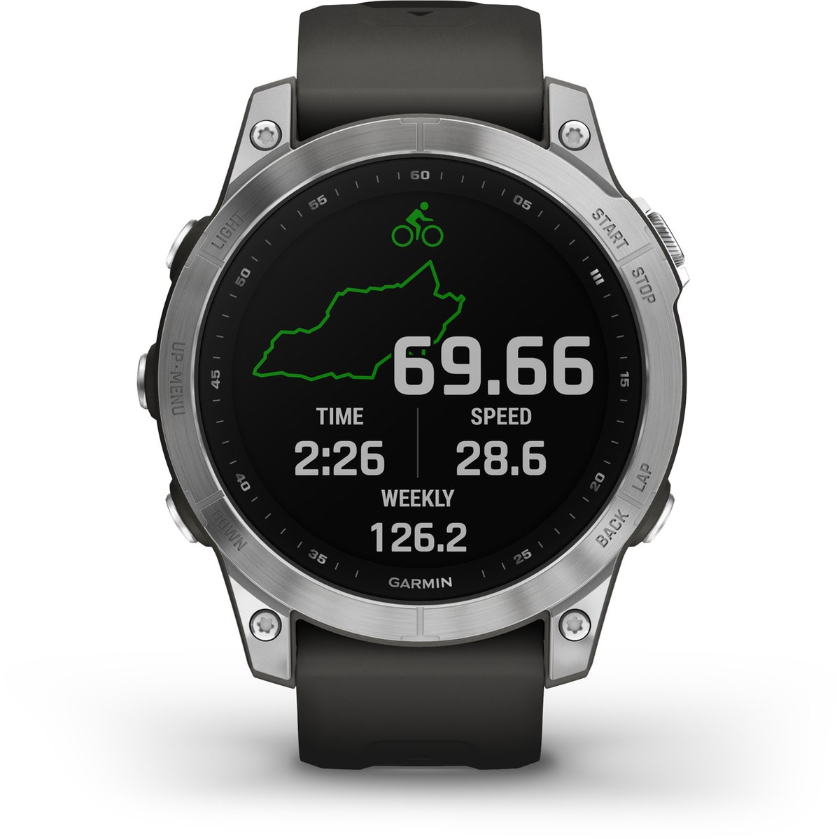 Garmin fenix 7 - Multisport Smartwatch voor heren - Geavanceerde GPS Tracker - 10ATM Waterdicht - 18 dagen batterij - 47mm - Graphite - Garmin