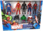 Superhelden Set 7 Stuks   - Marvel - Complete set -  15 cm Groot