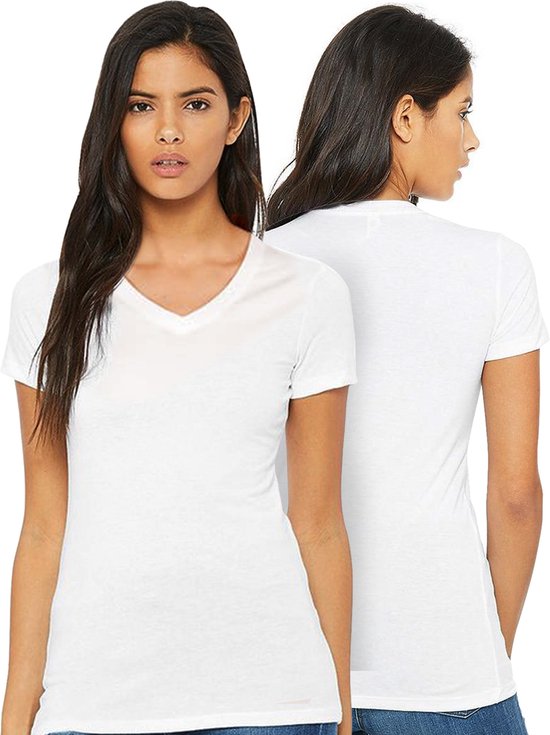 Anti Zweet Shirt - V-Hals - Krexs - Ingenaaide Okselpads - Anti Transpirant - Ondershirt - Dames