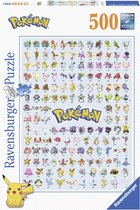 pokemon base serie - Ravensburger puzzel 1st edition Pokémon - legpuzzel - 500 stukjes - speelgoed - kaarten
