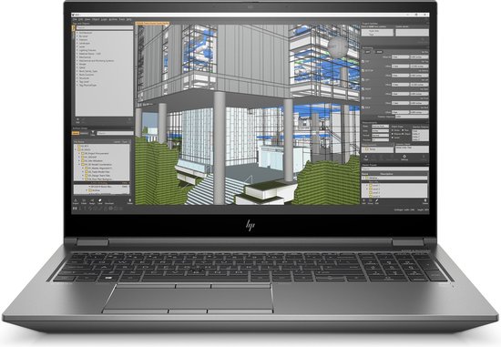 HP ZBook Fury 15 G7 15.6" FHD, i7-10750H, 32GB, 1TB SSD, RTX A4000-8GB, W10Pro NL, QWERTY keyboard