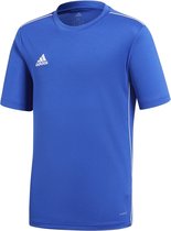 adidas Core18 Jersey Junior Sportshirt - Maat 140  - Unisex - blauw