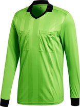 adidas Referee 18 LS Jersey Sportshirt performance - Maat M  - Mannen - groen