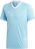 adidas Tabela 18 SS Jersey Teamshirt Heren Sportshirt - Maat M  - Mannen - blauw/wit