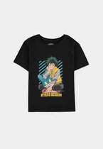 My Hero Academia - Izuku Midoriya Kinder T-shirt - Kids 146 - Zwart