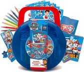 PAW Patrol tekenkoffer 240+ artikelen - PAW Patrol tekenset - Tekenen - 240+ delige kleurkoffer - Kleurkoffer - Stiften set - Kleurpotloden set - Stempels