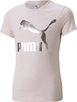 PUMA Classics Logo Meisjes T-Shirt - Maat 140