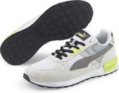 PUMA Graviton Pro Unisex Sneakers - White/Steel Gray/Quarry/Limepunch - Maat 42.5