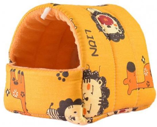 Cavia/Knaagdier huisje - Leeuwenprint - XL