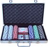 Afbeelding van het spelletje Pokerset koffer aluminium 300 chips