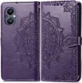 iMoshion Mandala Booktype OnePlus Nord N20 5G hoesje - Paars